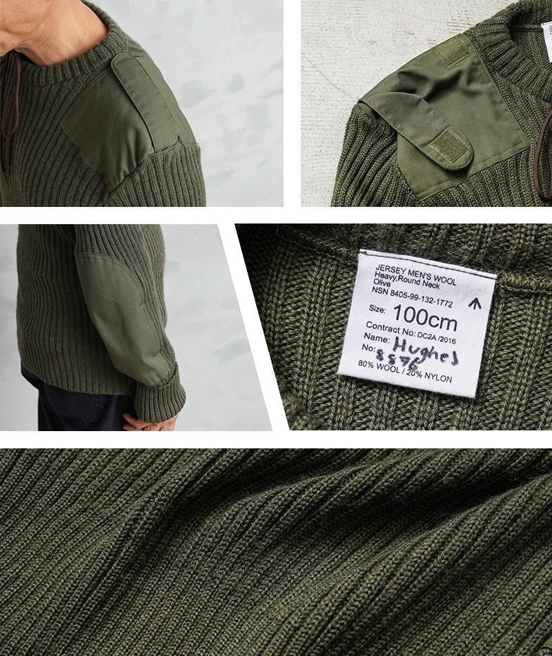 MILITARY（ミリタリー） 実物 USED イギリス軍 ドローストリングネック