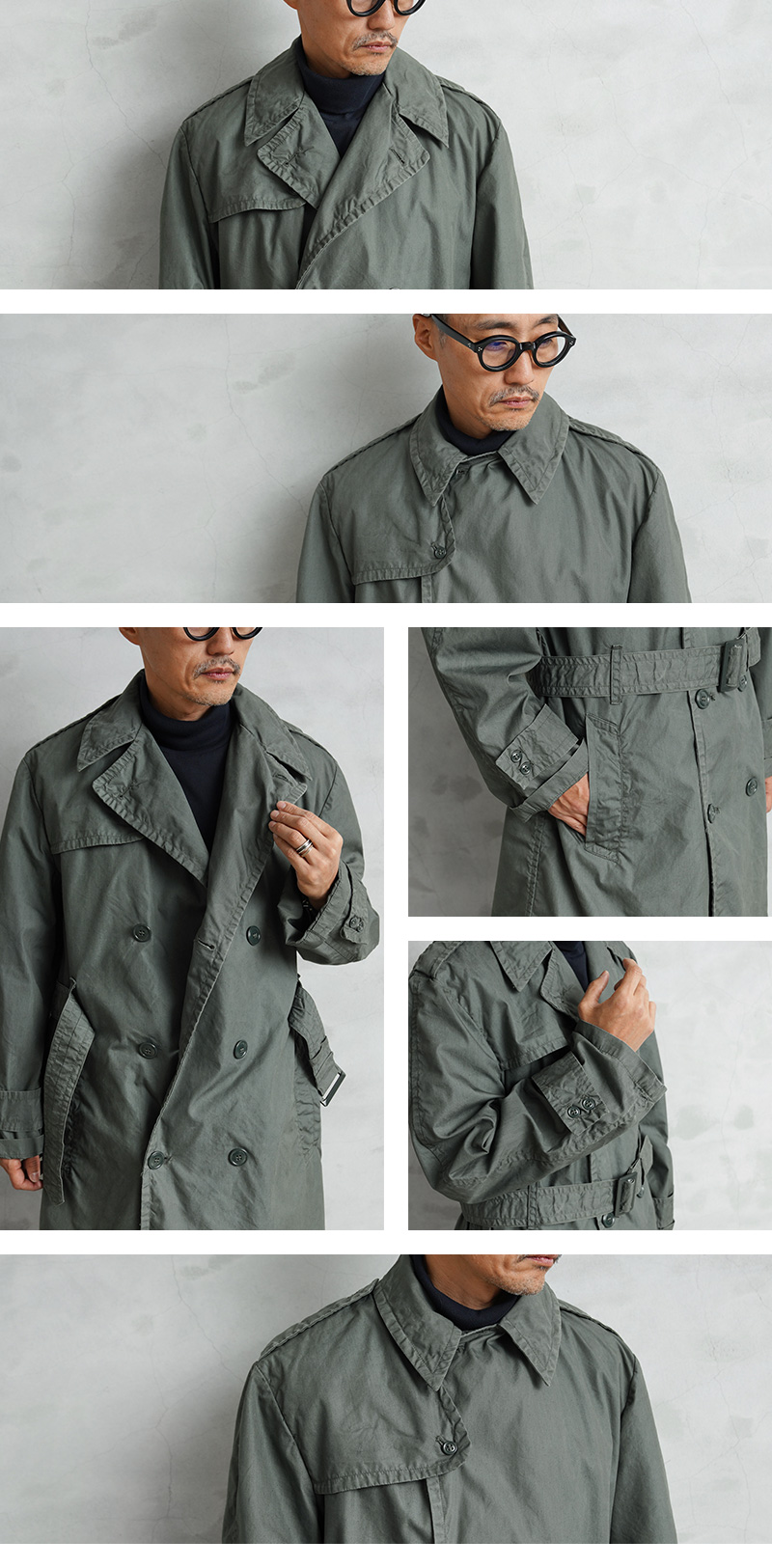 MILITARY（ミリタリー） 実物 USED 米陸軍（U.S.ARMY）トレンチコート