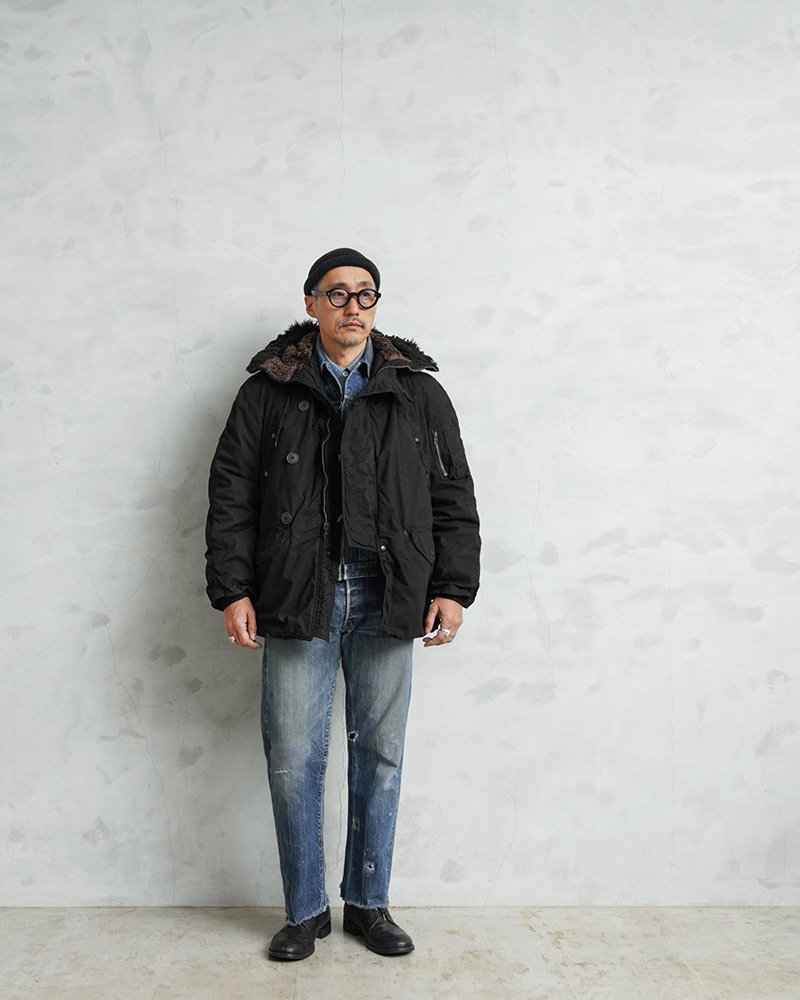 ゆ*ー様 フェローズ　N-3B フライトジャケット　ブラック　メンズ　XS CC 2026年最新】フェローズ N-3Bの人気アイテム - メルカリ