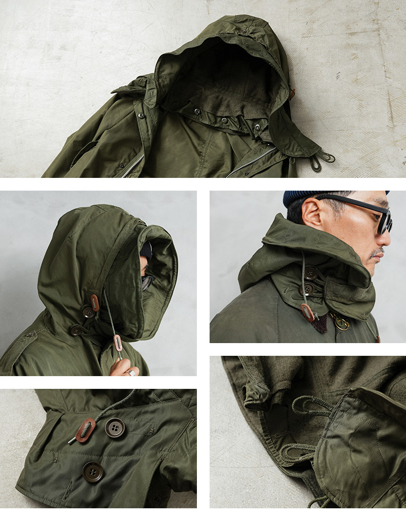 【ほぼデッド極美品】 M51 フード 実物 新品 デッドストック 米軍 M-51 フィッシュテールパーカー用