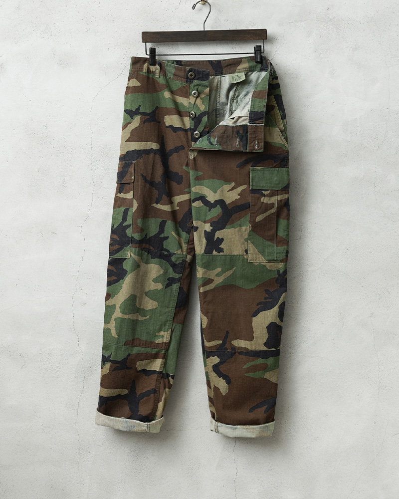 リジェクト 訳あり品 実物 USED 米軍 BDU WOODLAND CAMO カーゴパンツ