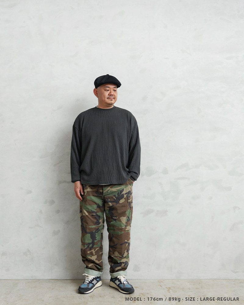 実物 USED 米軍 BDU WOODLAND CAMO カーゴパンツ ノンリップ