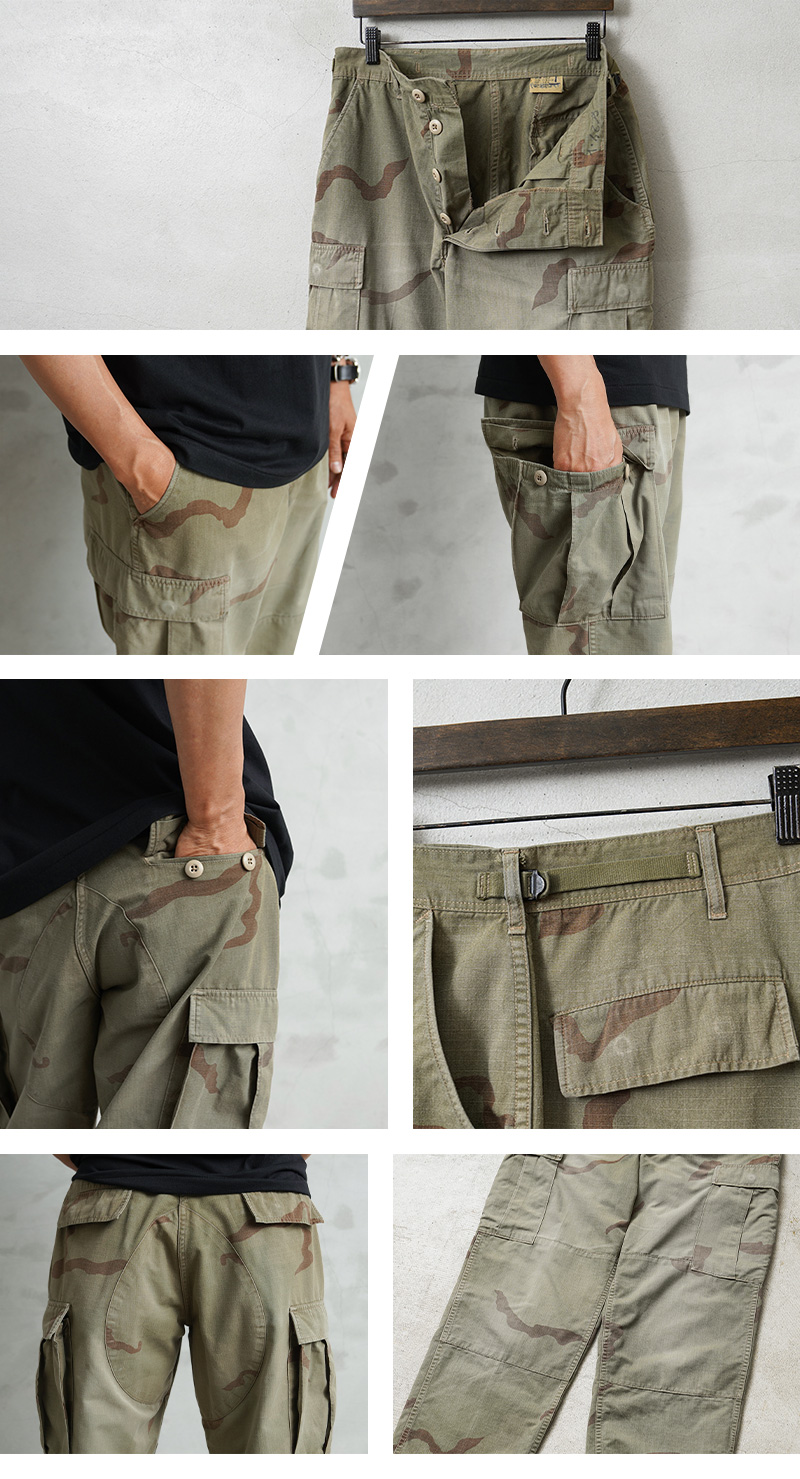 米軍 DCU カーゴパンツ 3カラーデザートリップストップM-SHORT MILITARY（ミリタリー） 実物 USED 米軍 DCU カーゴパンツ 3カラー