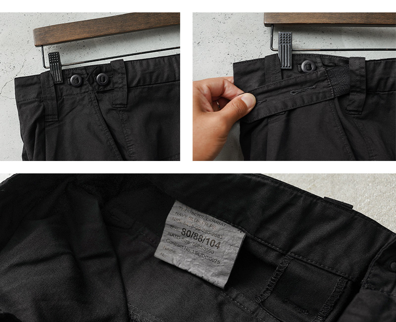 実物 USED イギリス軍 ROYAL NAVY COMBAT カーゴパンツ スラント
