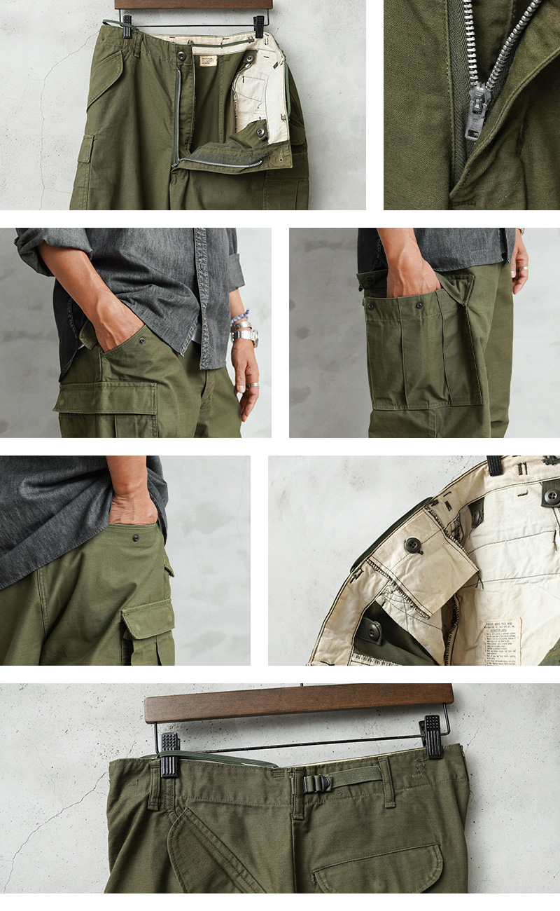 MILITARY（ミリタリー） 実物 USED 米軍 M-65フィールドカーゴパンツ