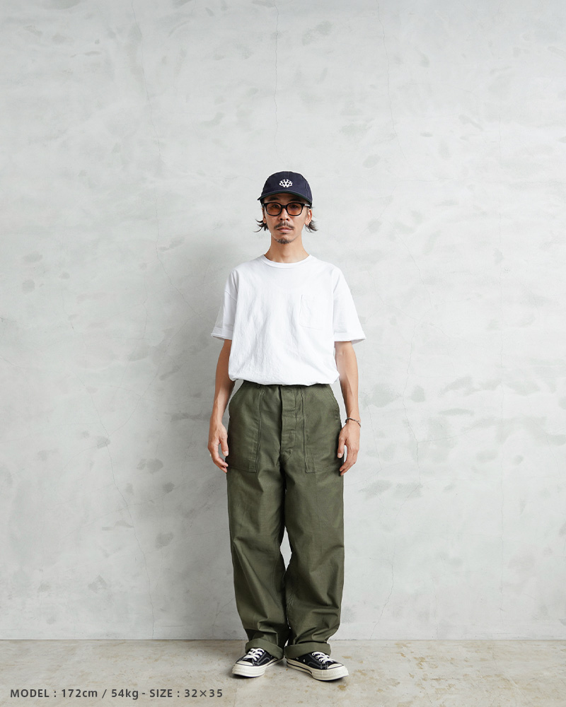 【デッドストック】米軍60's ユーティリティパンツ ベイカーパンツ OG107 MILITARY（ミリタリー） 希少 実物 新品 デッドストック 米軍 VINTAGE