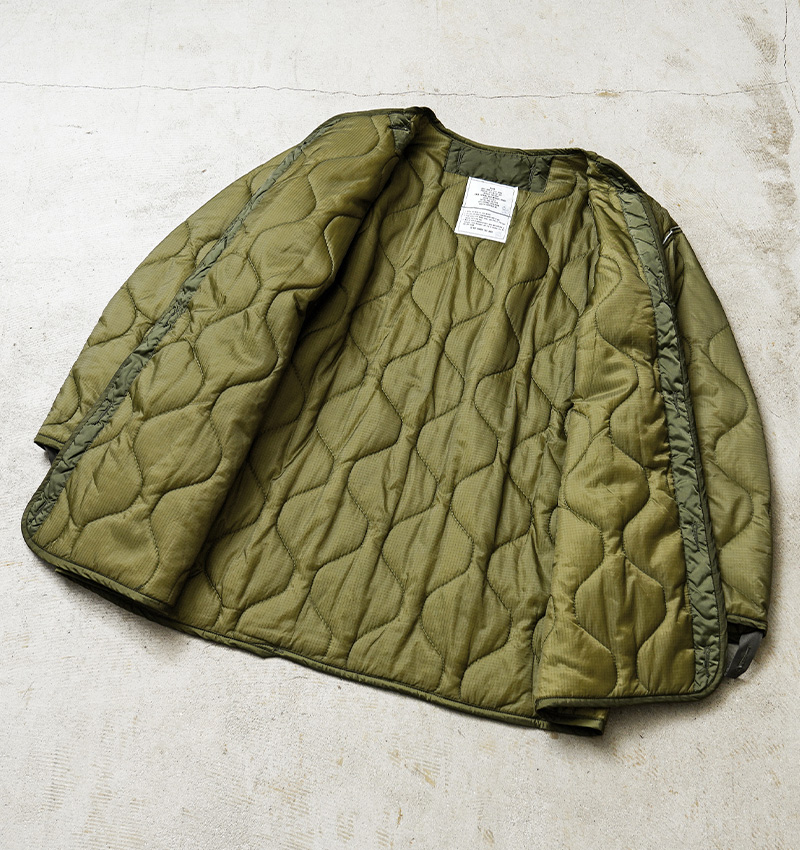 実物 新品 デッドストック 米軍 M-65 モッズコート用ライナー リップス