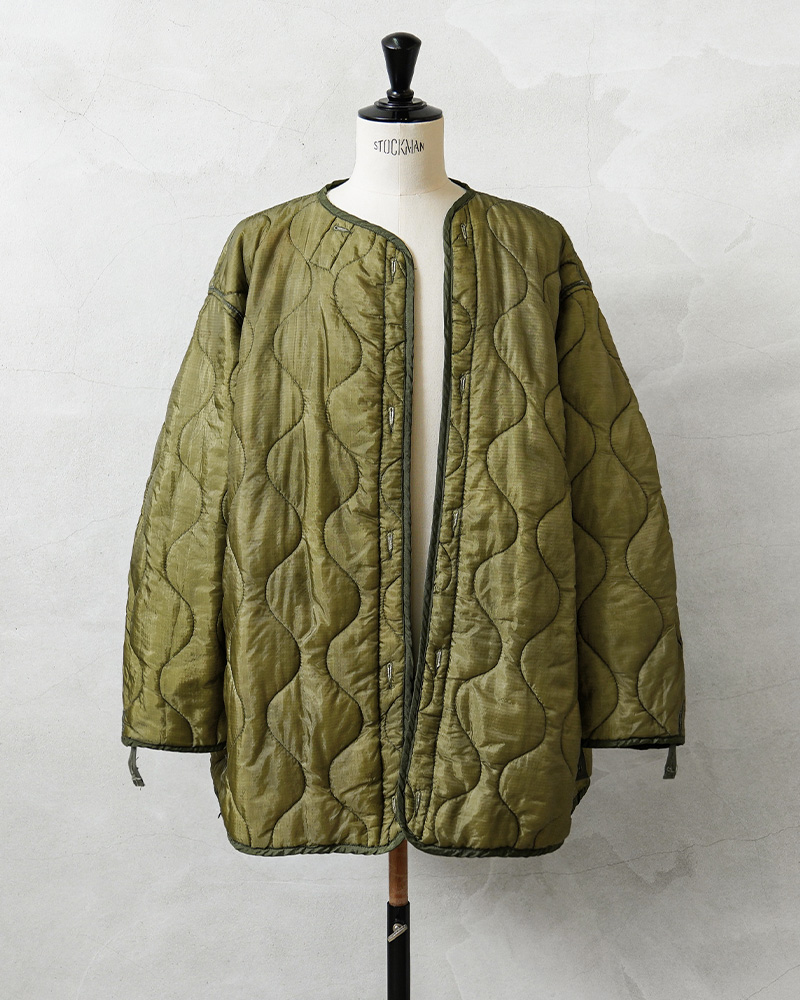 実物 USED 米軍 M-65 モッズコート用ライナー リップストップ