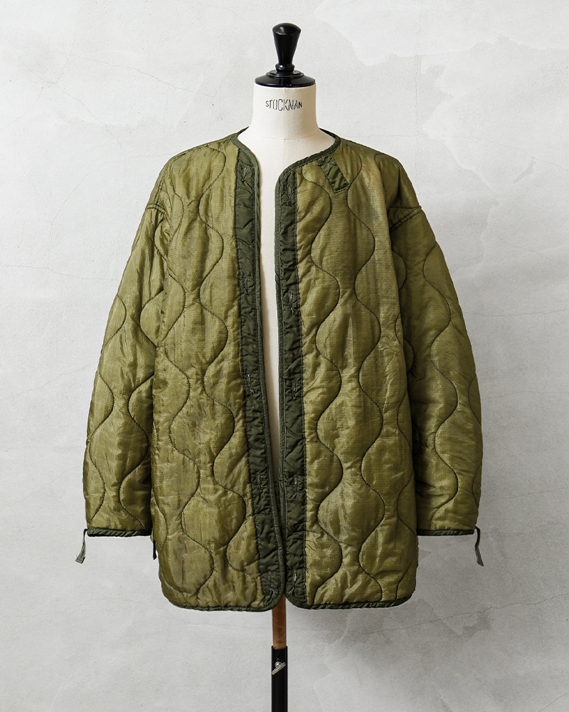 販売終了品！！M-65 ペイズリーキルティング モッズコート 実物 USED 米軍 M-65 モッズコート用ライナー リップストップ