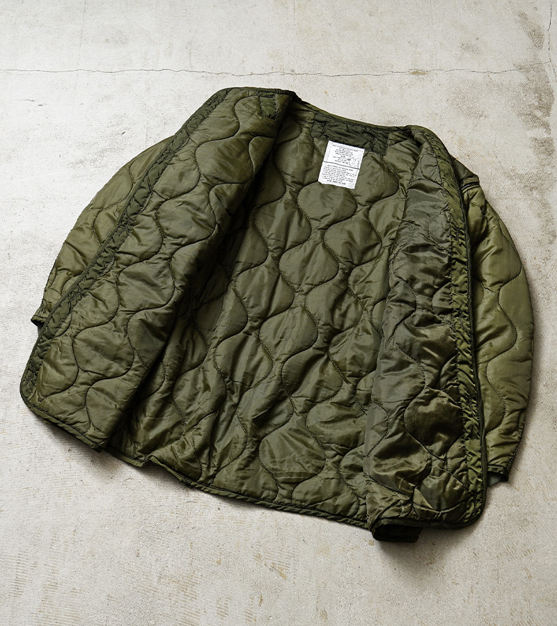実物 新品 デッドストック 米軍 M-65 モッズコート用ライナー