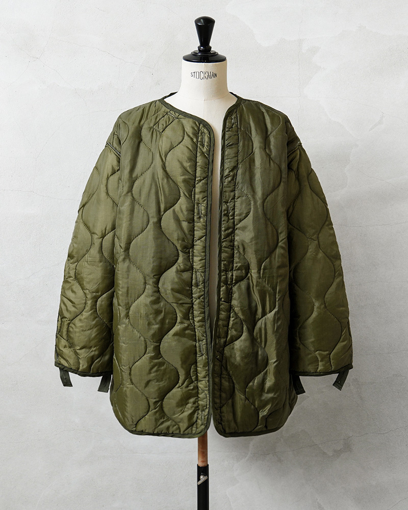 実物 USED 米軍 M-65 モッズコート用ライナー ノンリップ【クーポン