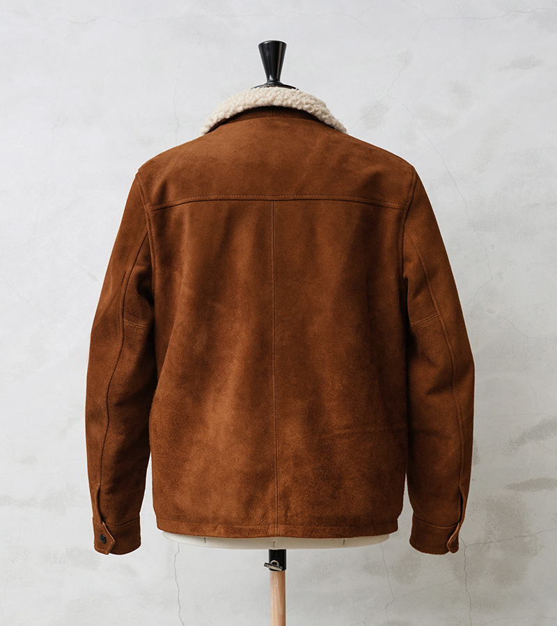 Y'2 LEATHER ワイツーレザー WJ-02 STEER SUEDE（ステアスエード）LUNCH COAT ランチコート MADE IN  JAPAN メンズ 革ジャン【クーポン対象外】【T】