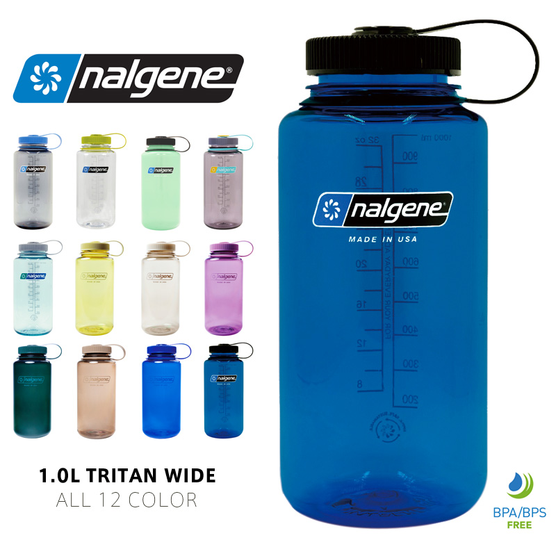 NALGENE ナルゲン 広口 1.0L TRITAN RENEW プラスチックボトル 水筒 MADE IN USA アウトドア 水筒  メーカー【Sx】【T】