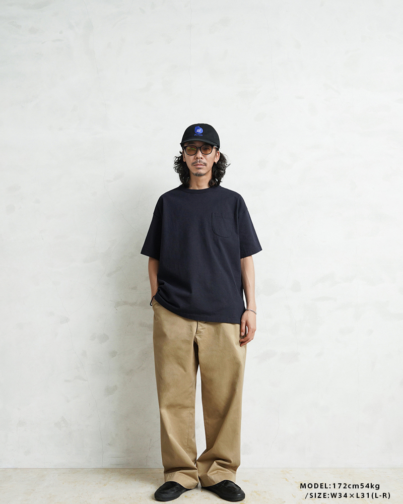 WAIPER.Inc米軍 M-45 KHAKI チノトラウザー 黒 Lサイズ MILITARY（ミリタリー） WAIPER.inc ワイパーインク 米軍 M-45 チノ