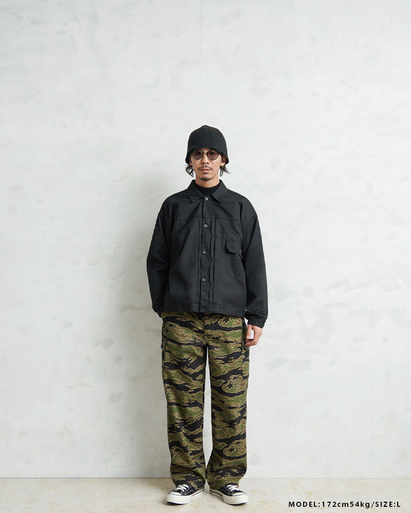 WAIPER.inc 米軍 タイガーストライプカモ カーゴトラウザー LATE WAR