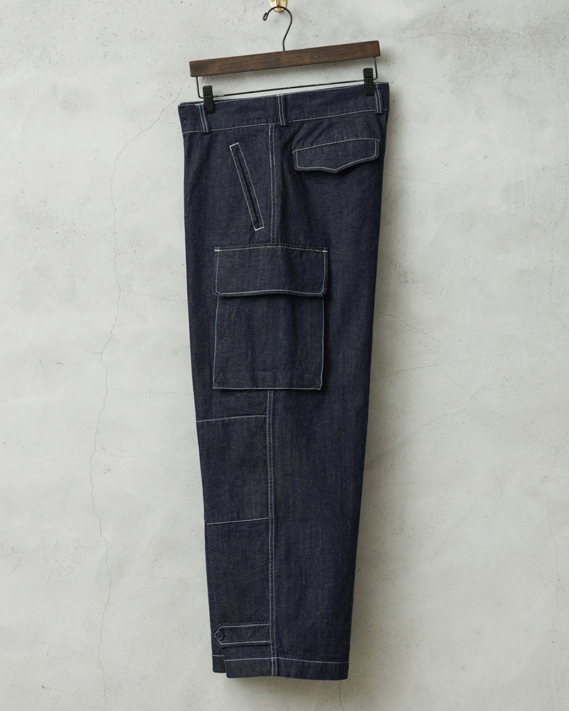 WAIPER フランス軍 M-47 カーゴパンツ KURABO DENIM 26 WAIPER.inc フランス軍 M-47 カーゴパンツ KURABO DENIM【WP1170