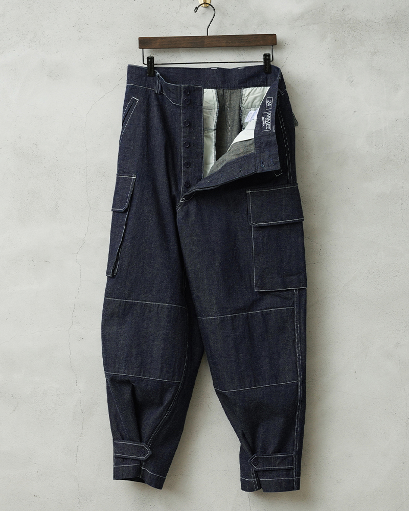 WAIPER.inc フランス軍 M-47 カーゴパンツ KURABO DENIM【WP1170