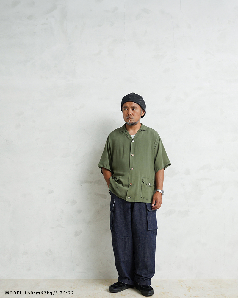 WAIPER.inc フランス軍 M-47 カーゴパンツ KURABO DENIM【WP1170