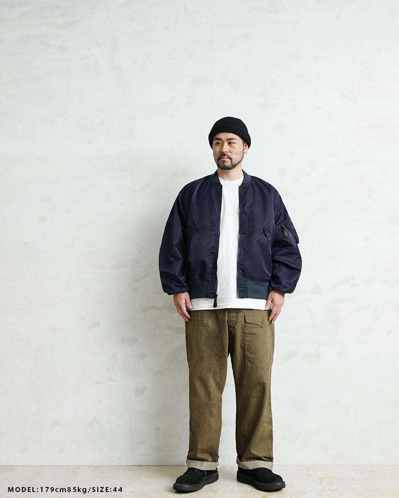 WAIPER.inc 米軍 L-2A フライトジャケット MIL-J-5392Aモデル NAVY