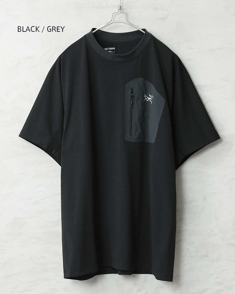 コンシールポケットSS 半袖Tシャツ　ブラック　Mサイズ　新品未使用 ARC'TERYX（アークテリクス） ARC'TERYX X000009539 Konseal Pocket SS