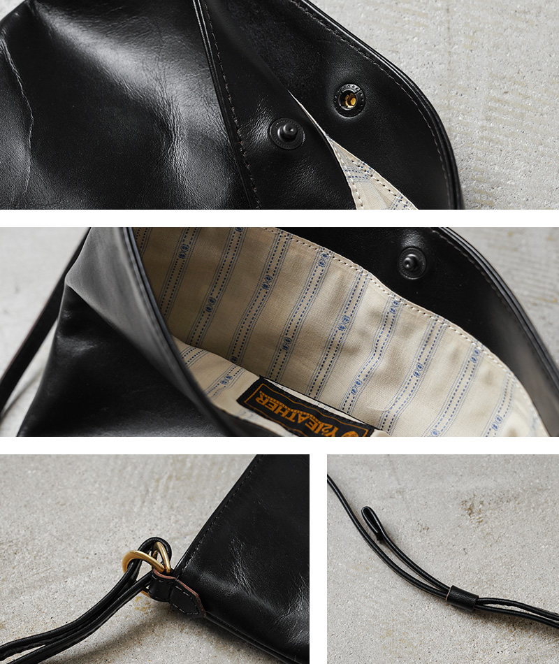 Y'2 LEATHER ワイツーレザー BG-18 ナチュラルスカーホース サコッシュ