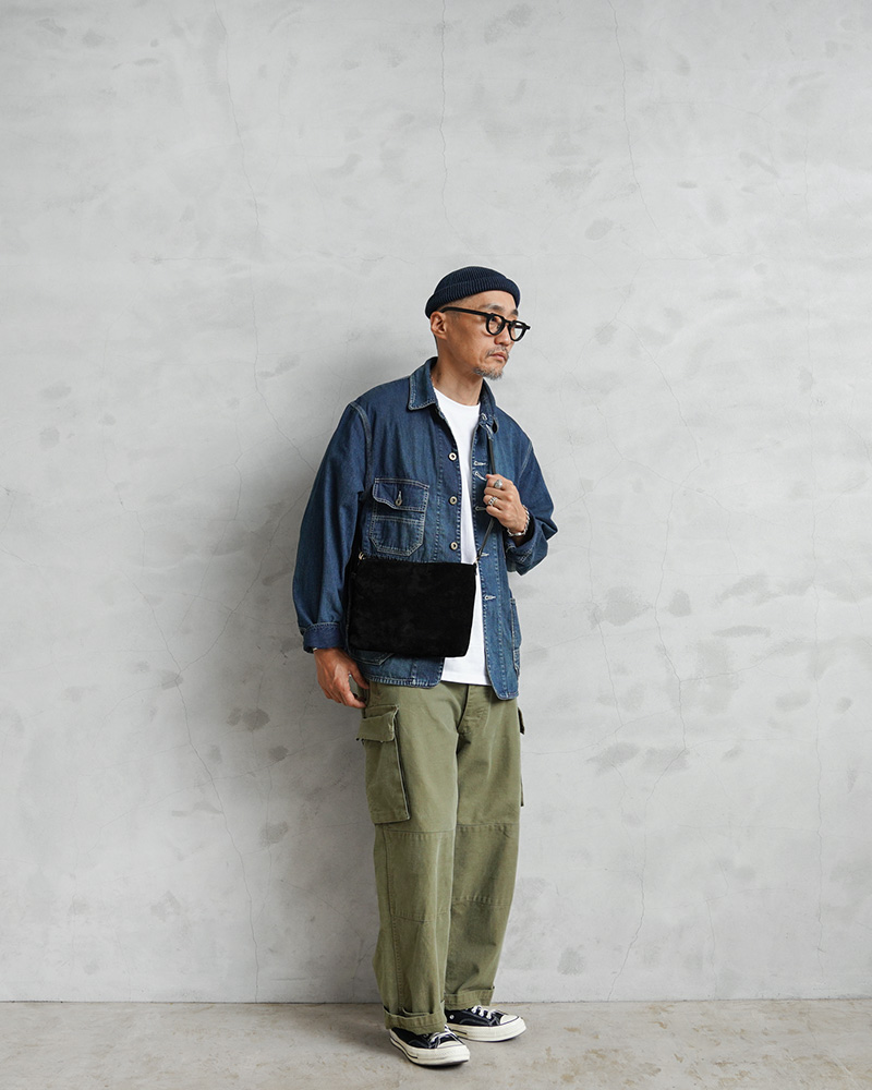 Y'2 LEATHER ワイツーレザー BG-18 ナチュラルスカーホース ROUGHOUT