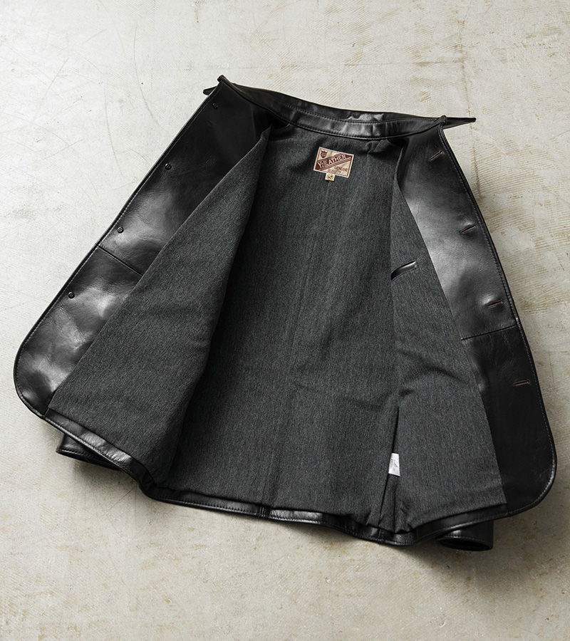 Y'2 LEATHER ワイツーレザー LSC-76-C ANILINE STEER ROUNDED HEM CAR