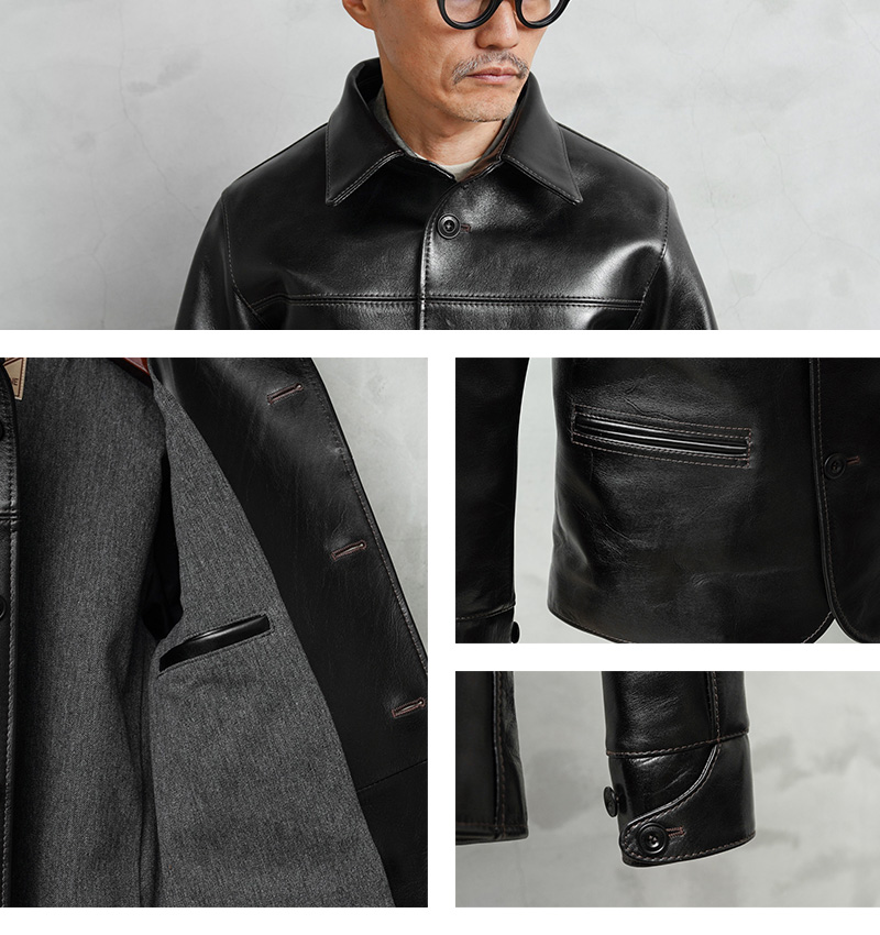 Y'2 LEATHER ワイツーレザー LSC-76-C ANILINE STEER ROUNDED HEM CAR