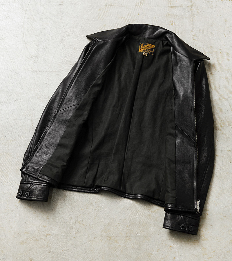 Y'2 LEATHER ワイツーレザー SR-42 STEER OIL SINGLE BREASTED