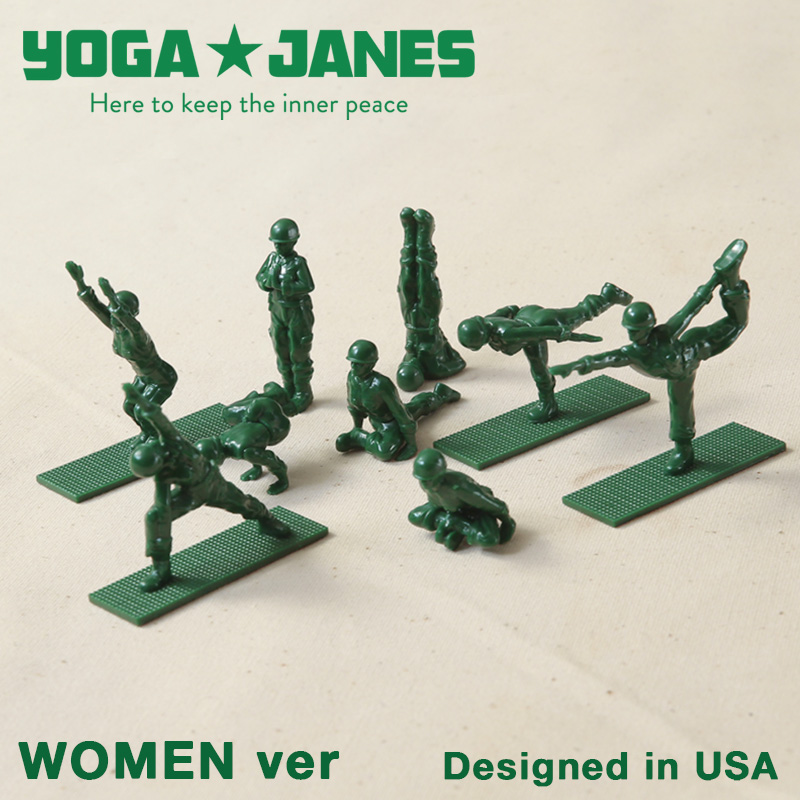 DETAIL INC. ディテールインク 3658JAGN YOGA JANES 9 FIGURES “GREEN” ヨガジェーン 9フィギュア  “グリーン” インテリア おしゃれ【クーポン対象外】【T】