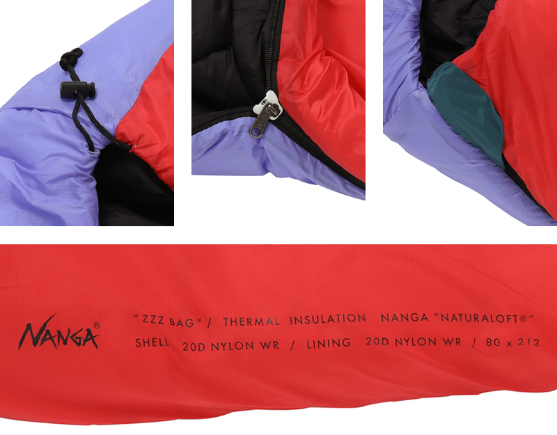 NANGA（ナンガ） ZZZ BAG 0 スリーピングバッグ 寝袋 アウトドア
