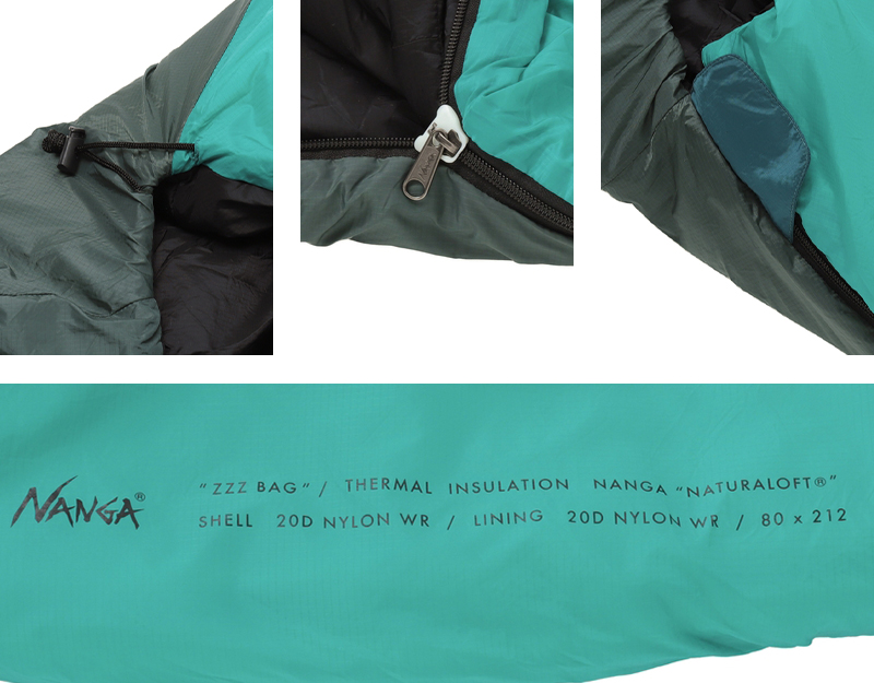 NANGA（ナンガ） ZZZ BAG 10 スリーピングバッグ 寝袋 アウトドア