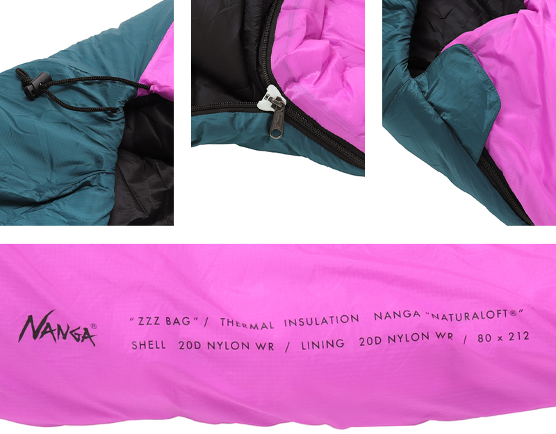 NANGA（ナンガ） ZZZ BAG 5 スリーピングバッグ 寝袋 アウトドア