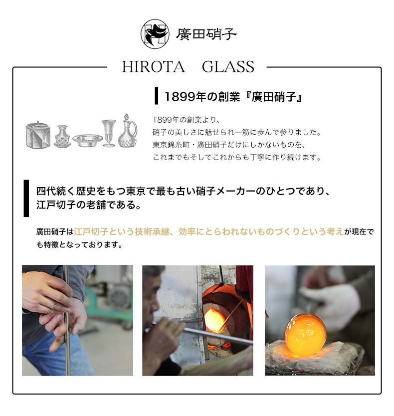 廣田硝子 大正浪漫硝子】そば猪口 廣田硝子 ガラス 日本製 市松 水玉