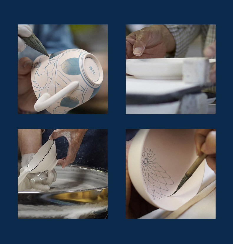 波佐見焼 洸琳窯 八角長角皿 おかず 焼き魚 焼き鳥 パスタ 焼そば 刺身