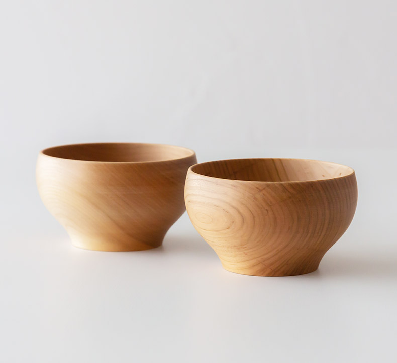 木製漆器　濔匠湖　糸目食初小椀　5客　10cm 山中塗 天然木製漆器 嘉匠菴 桜〇椀 ナチュラルM 1客 化粧箱入 お椀 お