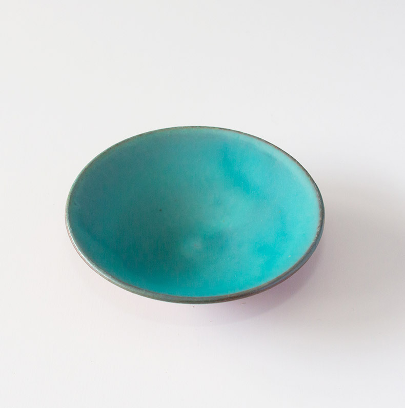 丹波焼 信水窯 市野貴信 空色 五寸皿 浅鉢 煮物 サラダ 副菜 和菓子