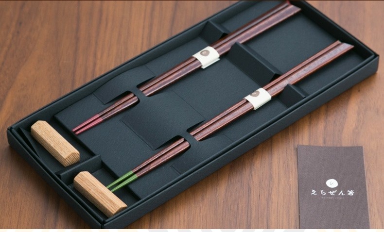 越前漆器 お箸】箸置付 夫婦箸 仲良し 越前塗り 越前塗 越前漆器 お箸