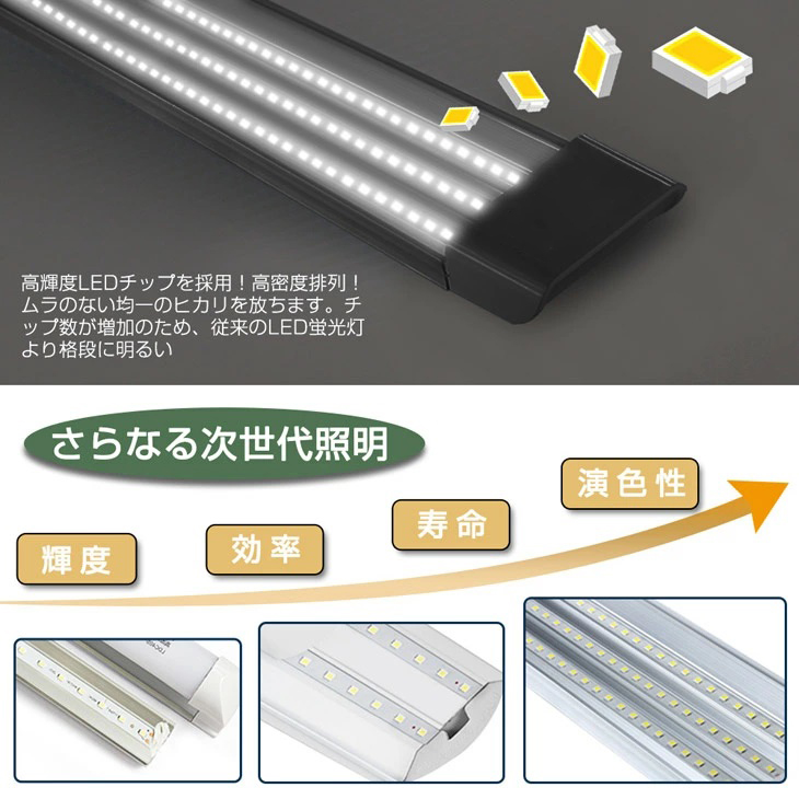 保証商品即納！50本 100W led蛍光灯 1灯・4灯相当 一体型 直管 LED蛍光灯 一体型台座付 120cm 昼光色 6000K AC 85-265V 軽量版 防虫 防塵 防湿DN40A その他