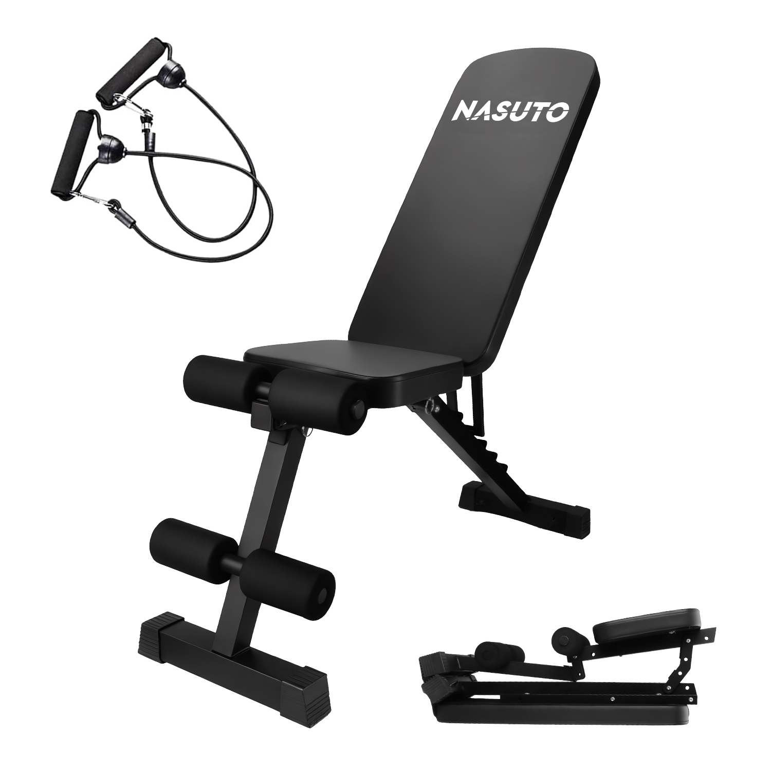 即納！トレンニングベンチ 調整式インクラインベンチ 多機能 折り畳み