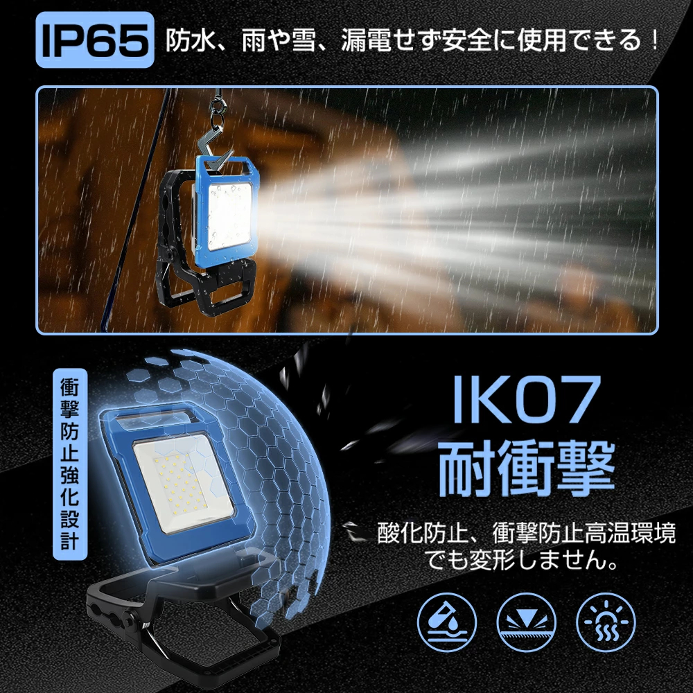 即納!充電式 LEDライト クリップ 式 LE...の詳細画像4
