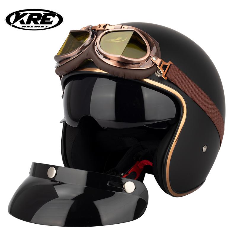 ジェットヘルメット レトロハーレー ハーフヘルメット ゴーグルとバイザー付き Jet Helmet バイク用品 取り外し可 強化レジ つば Helmet43 Wakaba856 通販 Yahoo ショッピング