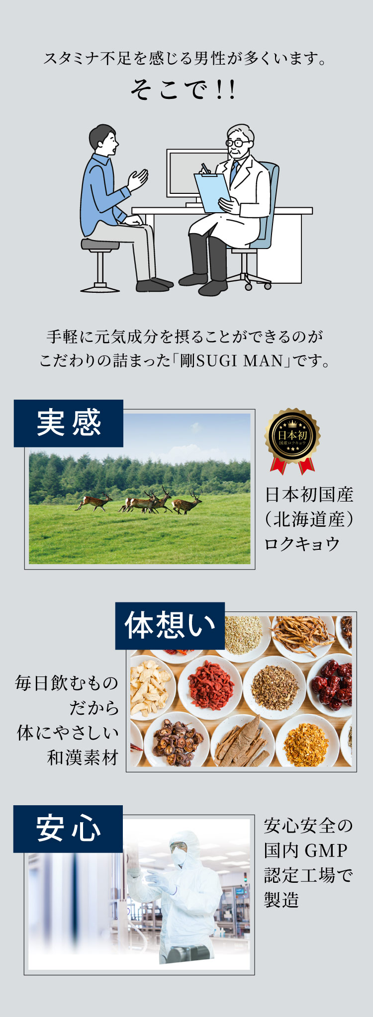 実感にこだわった剛SUGIMAN
