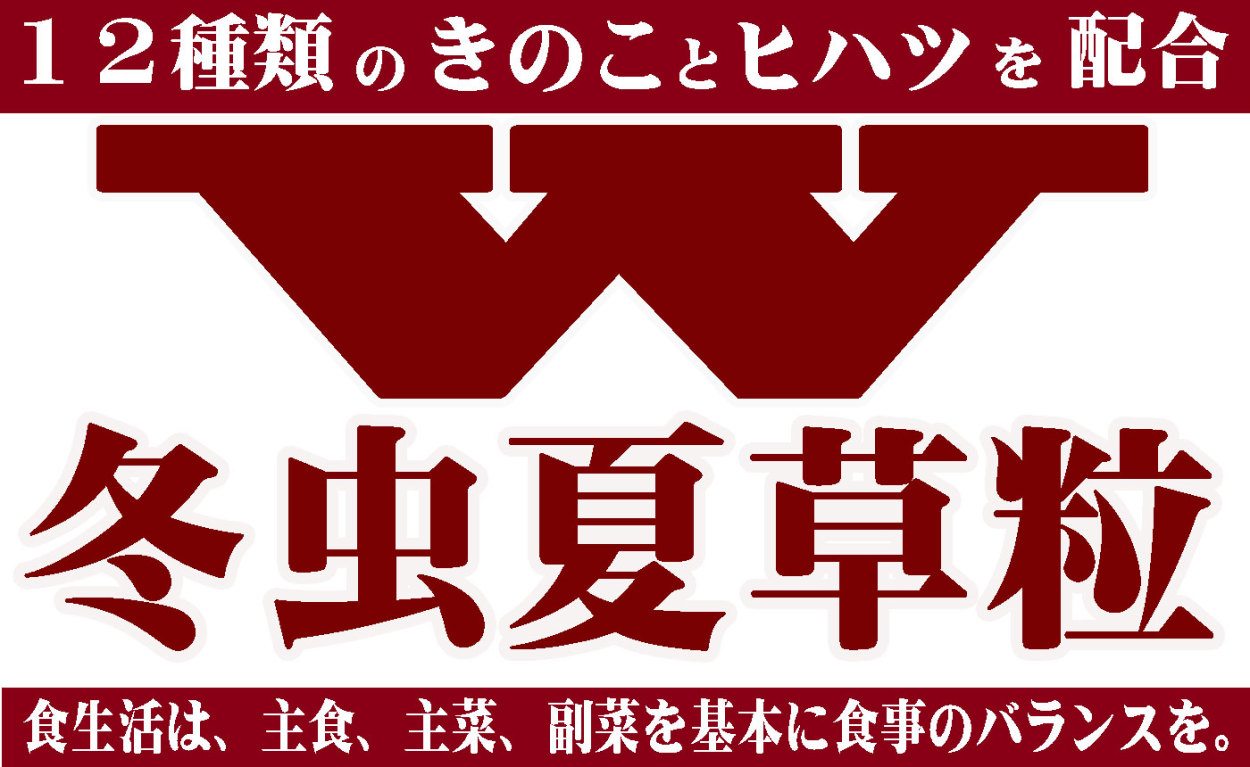 Ｗ冬虫夏草粒 360粒 1日4粒で約3か月分 コルジセピン高含有の冬虫夏草に12種のき...Y-Z book store