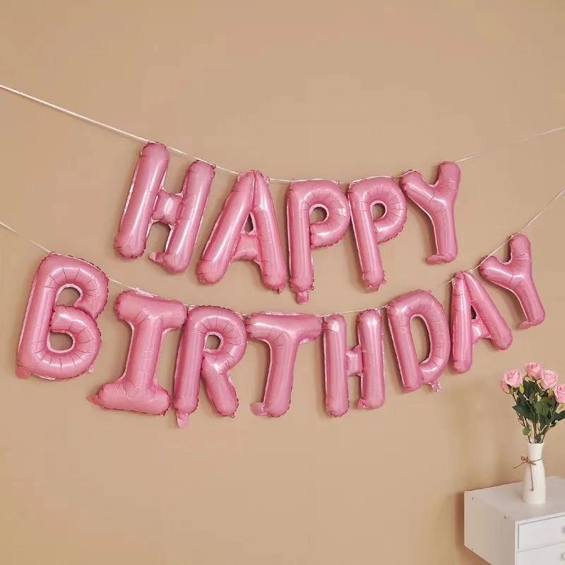 HAPPY BIRTHDAY バルーン ハッピーバースデー 13文字セット : wakishop
