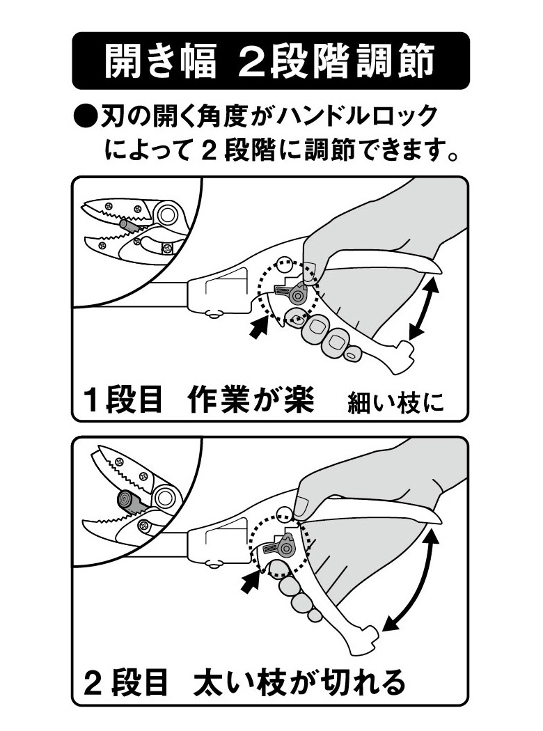 高枝切りバサミ 高枝切鋏 ムサシ スマートカット1.8m 368 高枝切りばさ