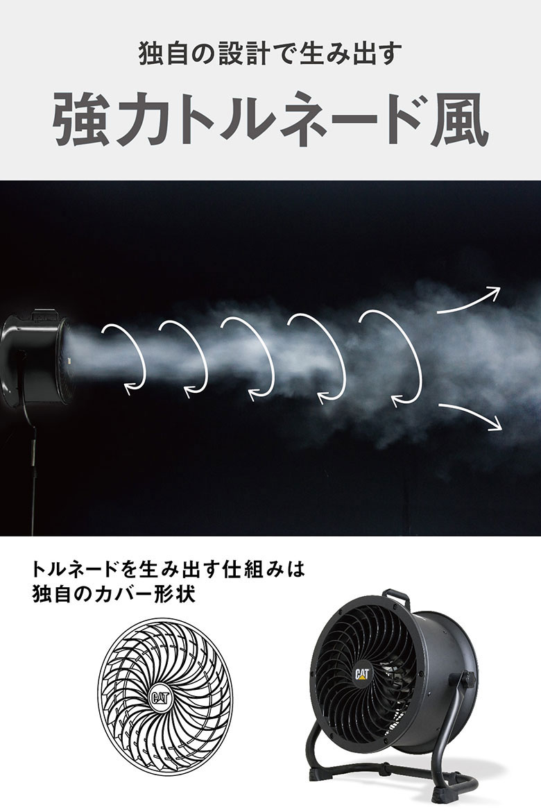 扇風機 CAT サーキュレーター 35cm（壁・床タイプ） 業務用 工業用