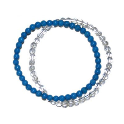 パワーストーンブレスレット　21 パワーストーン ブレスレットK2 ブルー (K2 アズライト