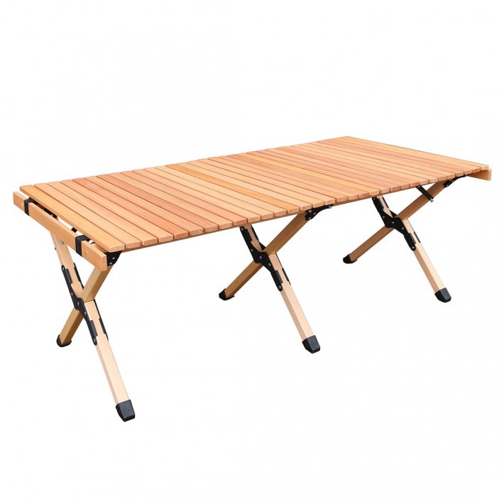 KAKURI ウッドロールテーブル120 アウトドア キャンプ KAKURI ウッドロールテーブル 120cm PCT-366L