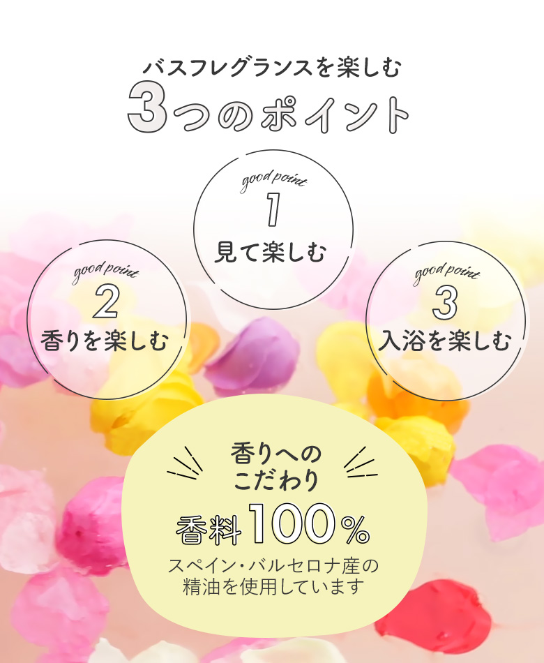 入浴剤 花束 メッセージボックス 花のカタチの入浴剤 花 アレンジメント アレンジ Q-FLA｜wakui-shop｜05